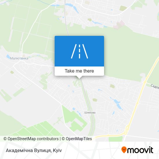 Академічна Вулиця map