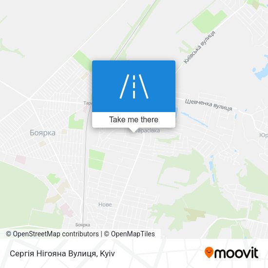 Сергія Нігояна Вулиця map