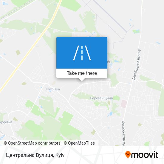 Центральна Вулиця map