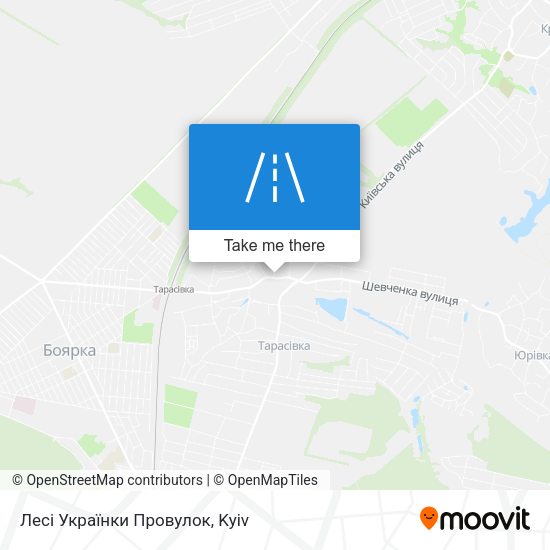 Лесі Українки Провулок map
