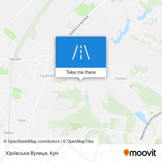 Карта Юріївська Вулиця