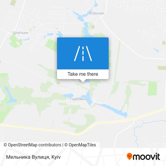 Мельника Вулиця map