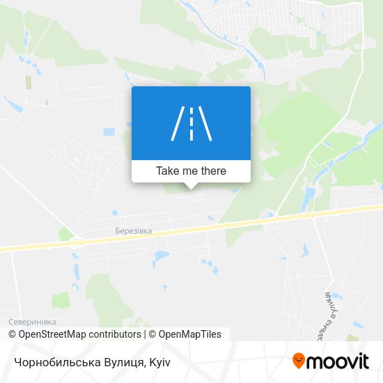 Чорнобильська Вулиця map