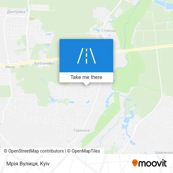 Карта Мрія Вулиця