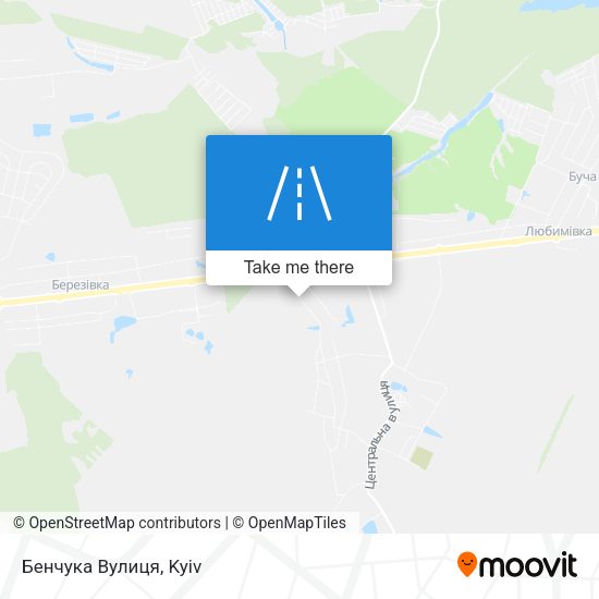 Бенчука Вулиця map