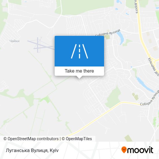 Луганська Вулиця map
