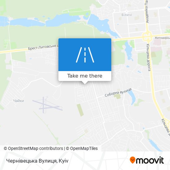 Чернівецька Вулиця map