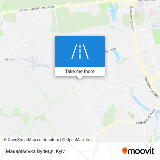 Макарівська Вулиця map
