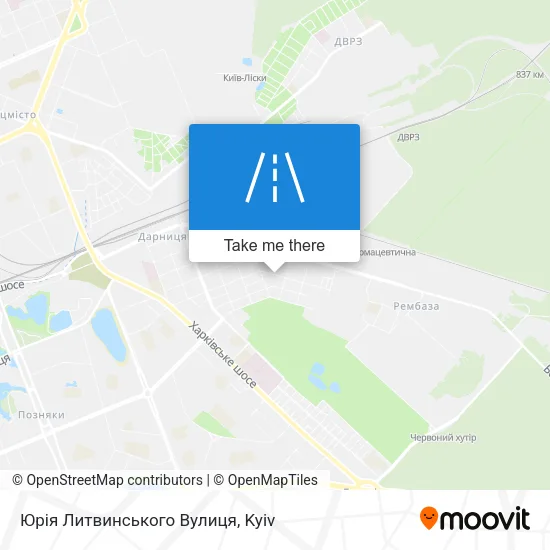 Карта Юрія Литвинського Вулиця