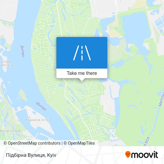 Підбірна Вулиця map