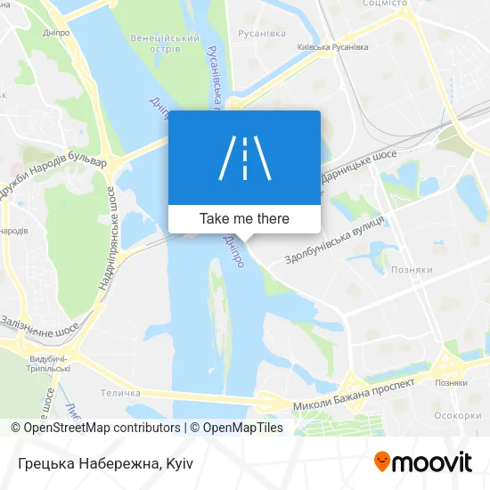 Карта Грецька Набережна