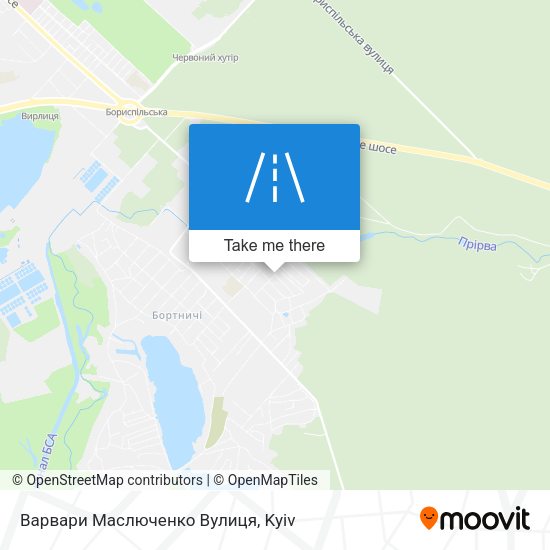 Варвари Маслюченко Вулиця map