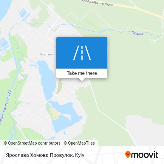 Ярослава Хомова Провулок map