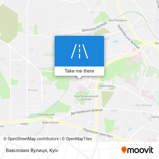 Вавілових Вулиця map