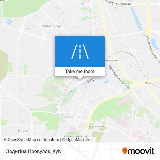 Лодигіна Провулок map