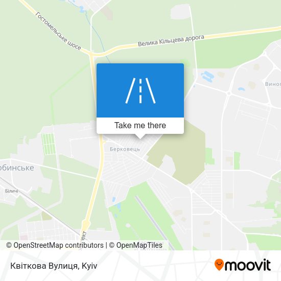 Квіткова Вулиця map