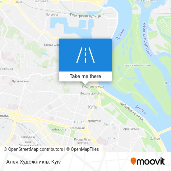Карта Алея Художників
