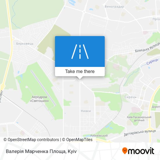 Валерія Марченка Площа map