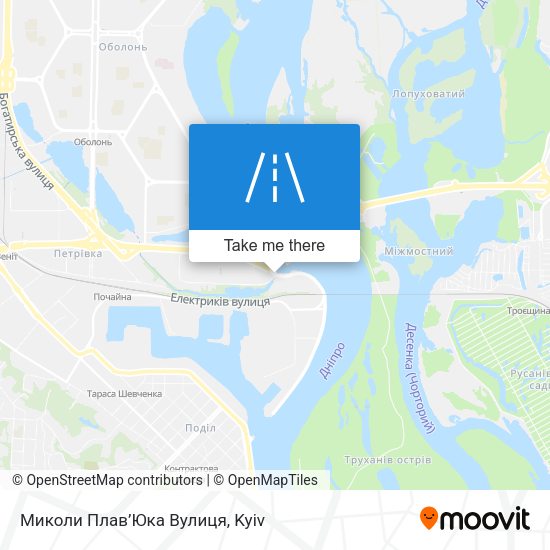 Миколи Плав’Юка Вулиця map