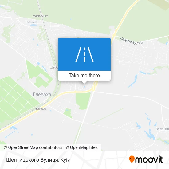 Карта Шептицького Вулиця