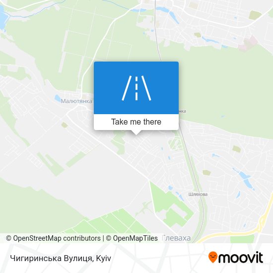 Чигиринська Вулиця map