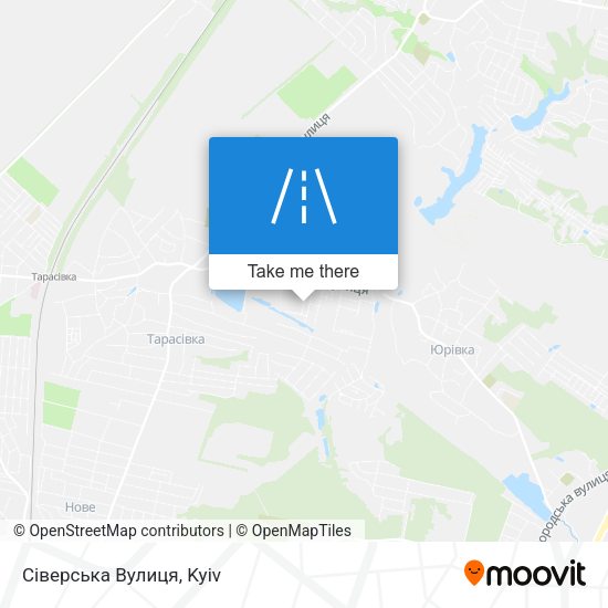 Сіверська Вулиця map