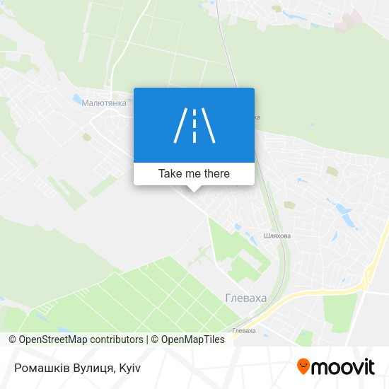 Ромашків Вулиця map
