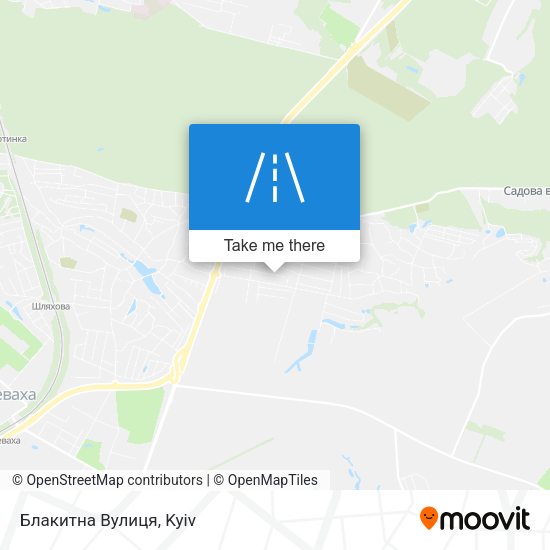 Карта Блакитна Вулиця