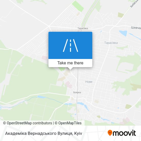 Академіка Вернадського Вулиця map