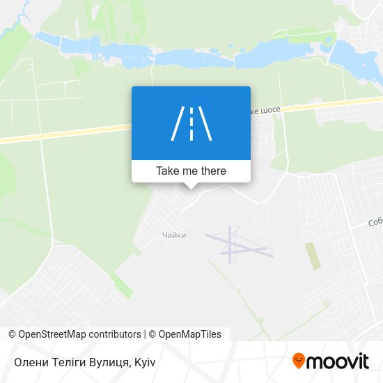 Олени Теліги Вулиця map