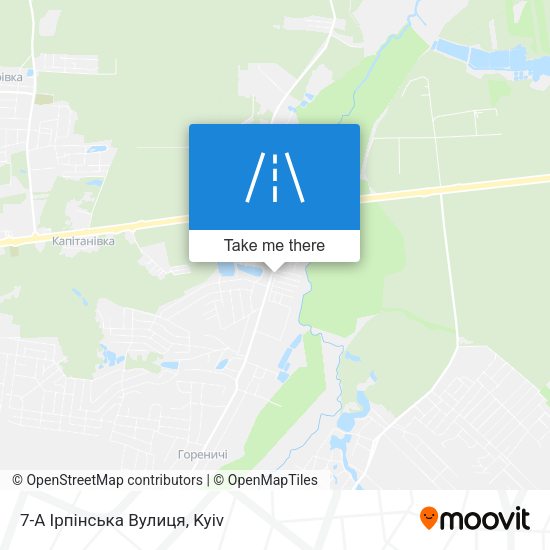 7-А Ірпінська Вулиця map
