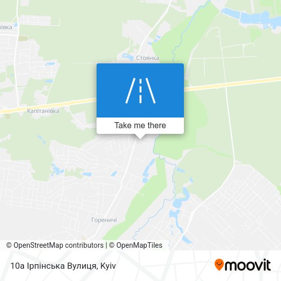 10а Ірпінська Вулиця map