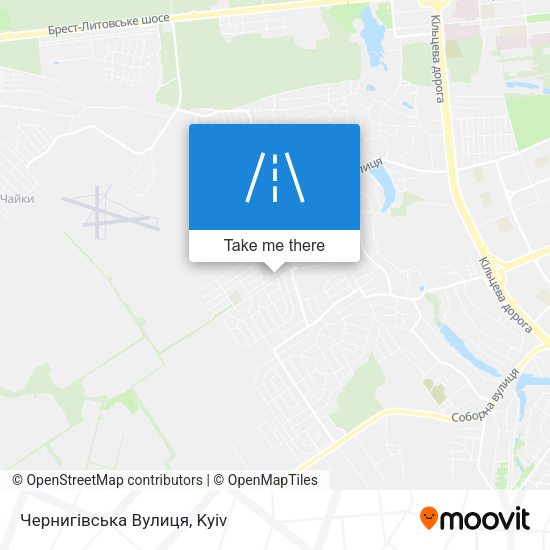 Чернигівська Вулиця map