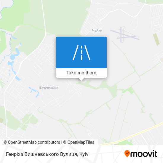 Генріха Вишневського Вулиця map