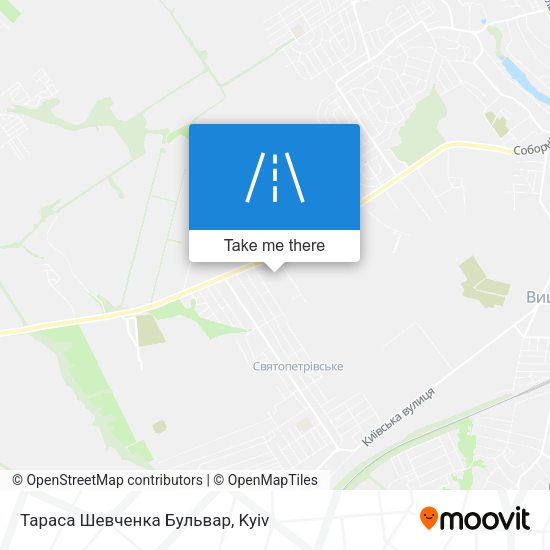 Тараса Шевченка Бульвар map