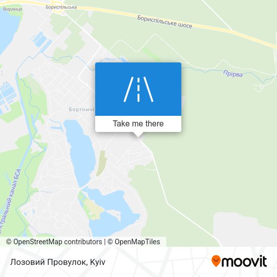 Лозовий Провулок map