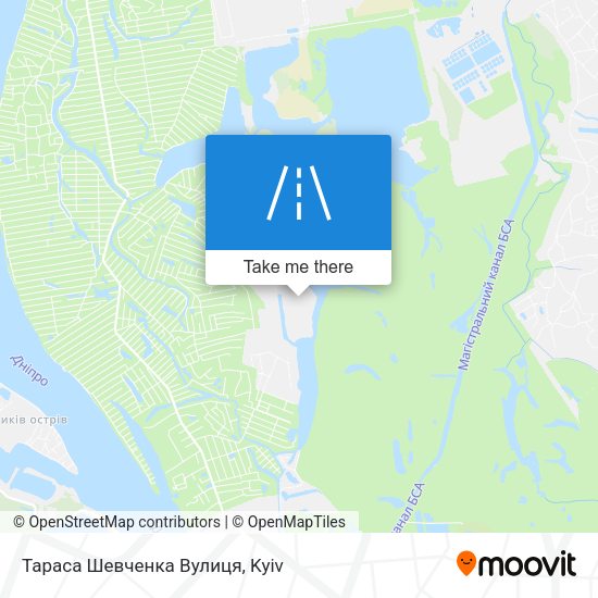 Тараса Шевченка Вулиця map