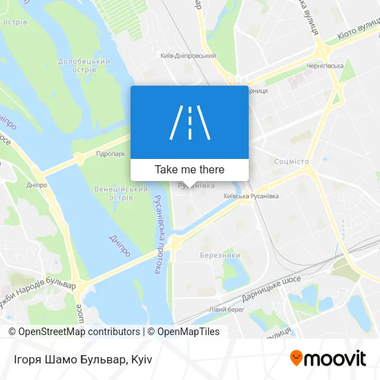 Карта Ігоря Шамо Бульвар