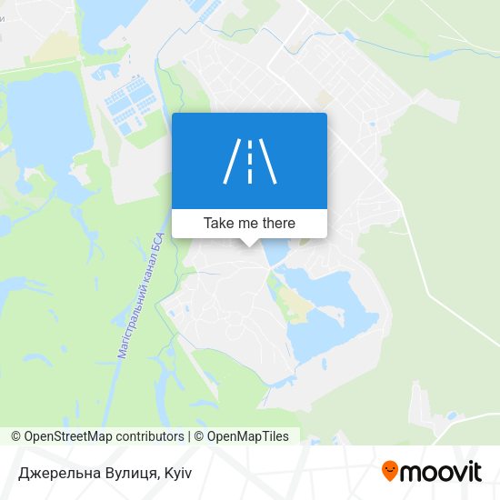Джерельна Вулиця map