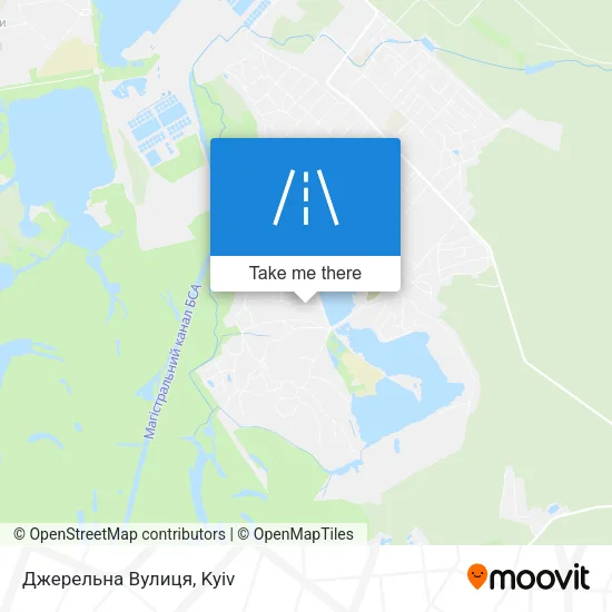 Карта Джерельна Вулиця