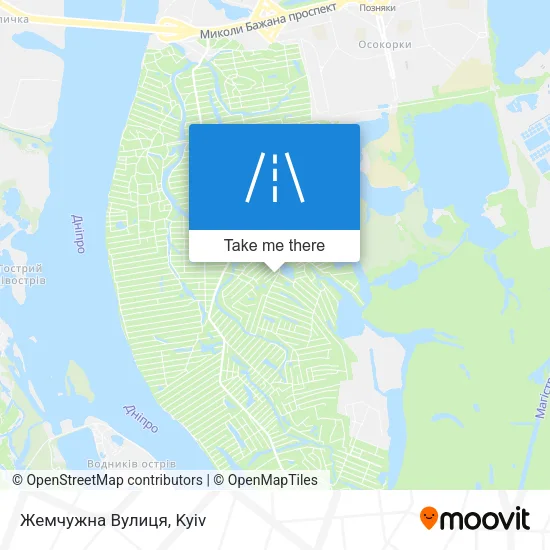 Карта Жемчужна Вулиця