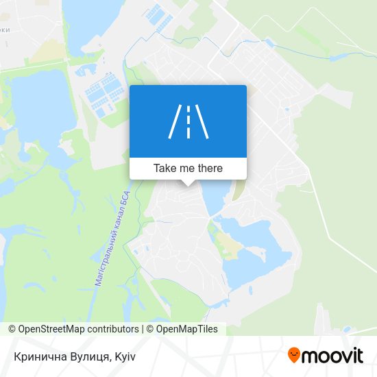 Кринична Вулиця map
