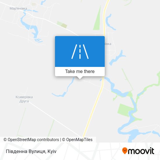 Південна Вулиця map
