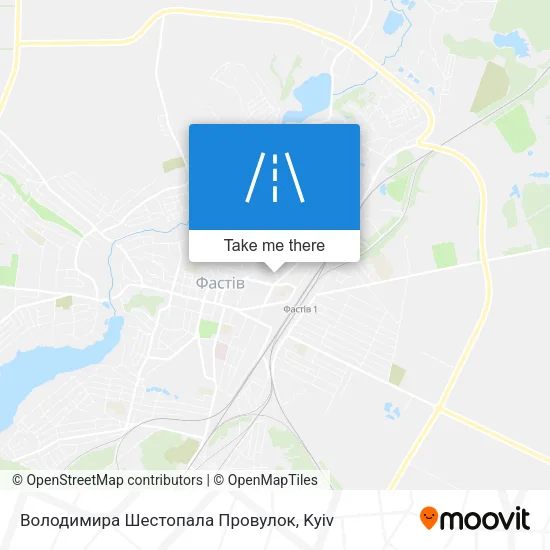 Карта Володимира Шестопала Провулок