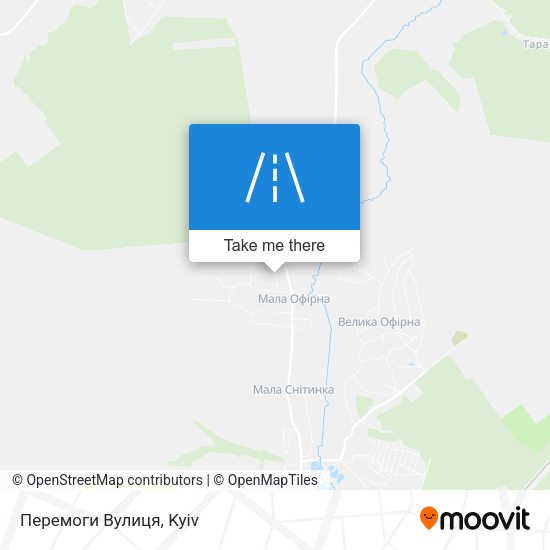 Перемоги Вулиця map