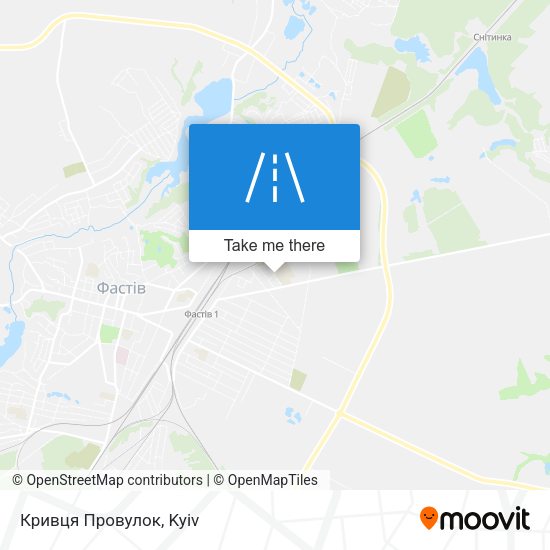 Кривця Провулок map
