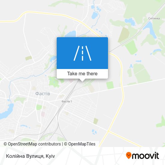 Колійна Вулиця map
