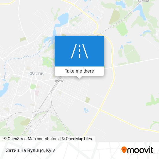 Затишна Вулиця map