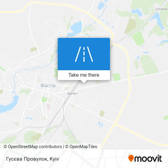 Гусєва Провулок map