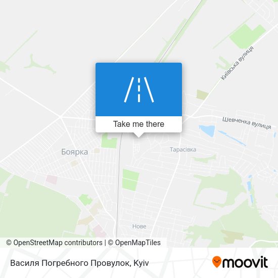 Василя Погребного Провулок map